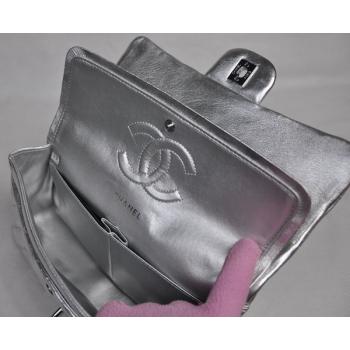 Chanel  Flap bags 1112 Silver Lambskin Small Bags