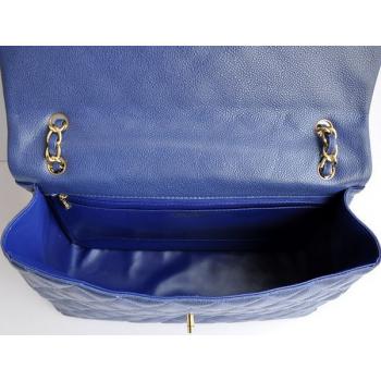 Chanel  Flap bags 46558 Blue Medium Ladies Handbag Replica