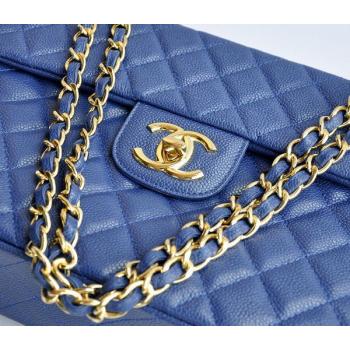 Chanel  Flap bags 46558 Blue Medium Ladies Handbag Replica