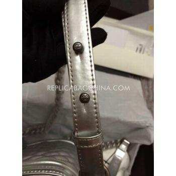 Chanel Handbag Shoulder Bag Calfskin New Arrival Silver