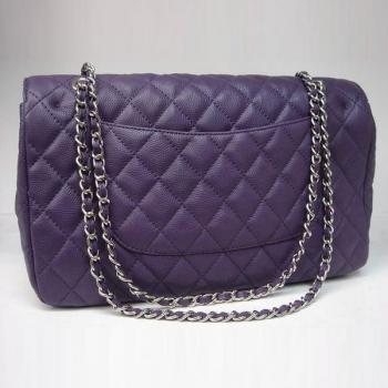 Replica Chanel  Flap bags 1113 Purple Medium Ladies