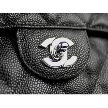 Cheap Chanel  Flap bags 1113 Black Cow Leather Ladies