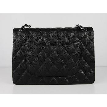 Cheap Chanel  Flap bags 1113 Black Cow Leather Ladies