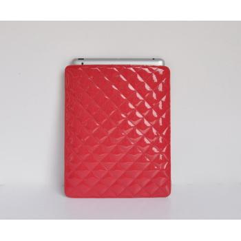 Chanel Ipad Covers 65059 Red Enamel I-pad Case