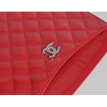 Chanel Ipad Covers 65059 Red Enamel I-pad Case