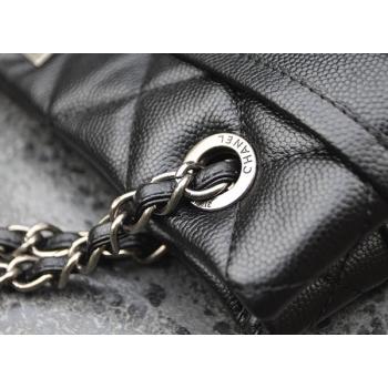 Chanel  bags 49522 Black Lambskin Cross Body Bag