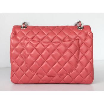 Replica Chanel  Flap bags 01112 Pink Lambskin Cross Body Bag