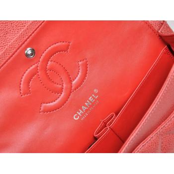 Cheap Chanel  Flap bags 1112 Red Cow Leather Small Handbag