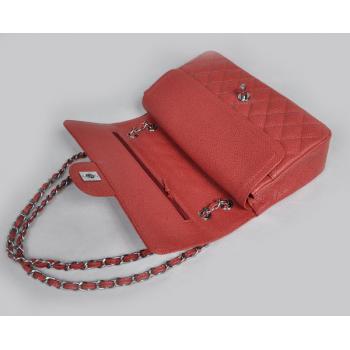 Cheap Chanel  Flap bags 1112 Red Cow Leather Small Handbag