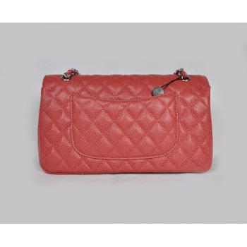 Cheap Chanel  Flap bags 1112 Red Cow Leather Small Handbag