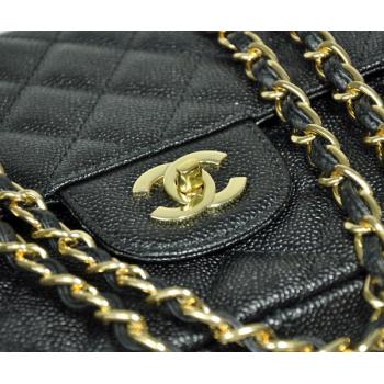 Chanel  Flap bags 28600 Black Cow Leather Ladies Handbags