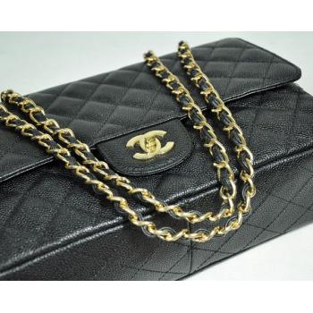 Chanel  Flap bags 28600 Black Cow Leather Ladies Handbags