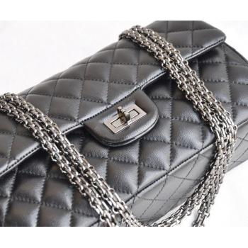 Replica Chanel 2.55 Reissue Flap 1112 Black Lambskin Small Handbags HM11796