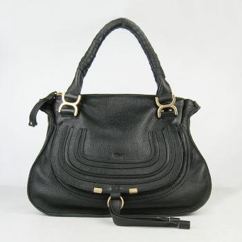 Chloe  1836 Ladies Lambskin Black Handbag