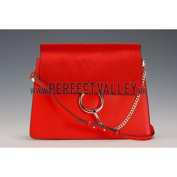 Chloe Faye Red Shoulder Bag Replica