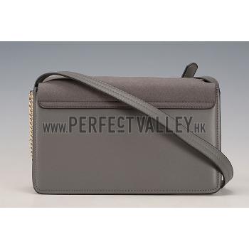 Chloe Faye Small Bag Grey Suede Leather Flap Replica