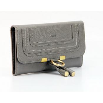 Chloe  9875 Wallet Lambskin Grey Replica