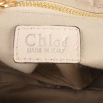 Chloe  90300 Messenger Bag Lambskin Beige