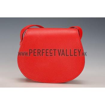 Chloe Marcie Flap Small Shoulder Bag Red