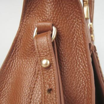 Chloe  9806 2way Lambskin Brown Replica