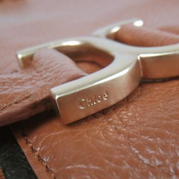 Chloe  9806 2way Lambskin Brown Replica