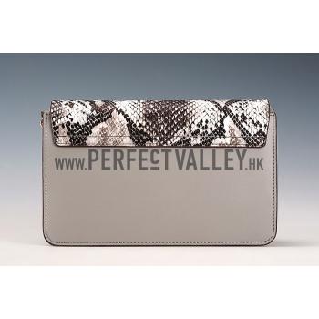 Chloe Faye Small Bag Grey and Python Pattern Replica