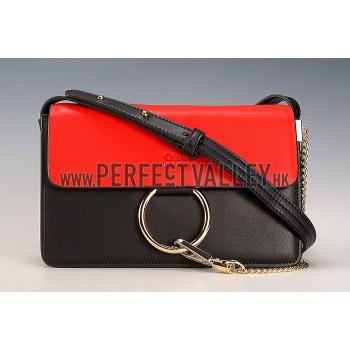 Chloe Faye Small Bag Black And Red