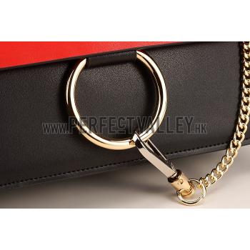 Chloe Faye Small Bag Black And Red