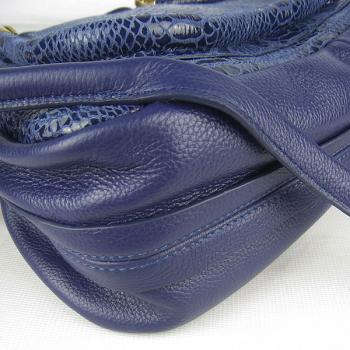 Chloe  50895 Ladies Snake Leather Blue