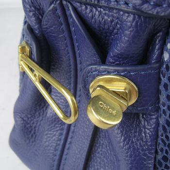 Chloe  50895 Ladies Snake Leather Blue