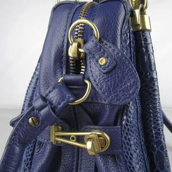 Chloe  50895 Ladies Snake Leather Blue