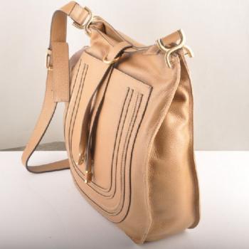 Replica Chloe  90296 Cross Body Bag Lambskin Apricot