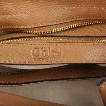 Replica Chloe  90296 Cross Body Bag Lambskin Apricot