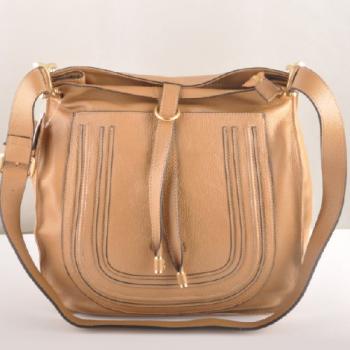 Replica Chloe  90296 Cross Body Bag Lambskin Apricot