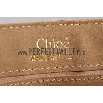 Chloe Faye Small Bag Pink Suede Leather Flap