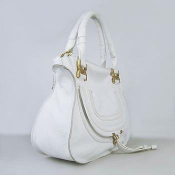 Cheap Chloe  1836 Cow Leather White