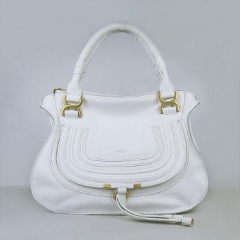 Cheap Chloe  1836 Cow Leather White