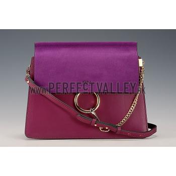 Chloe Faye Plum Shoulder Bag