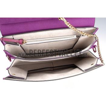 Chloe Faye Plum Shoulder Bag