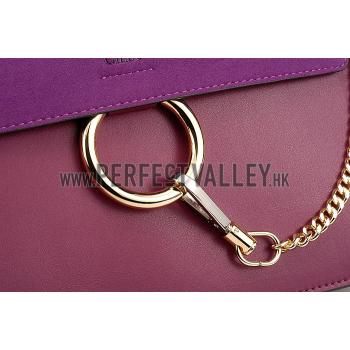 Chloe Faye Plum Shoulder Bag