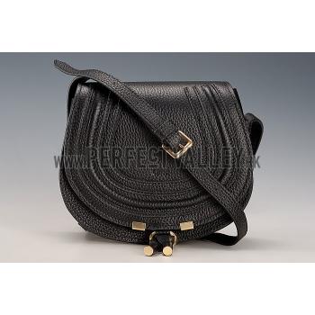 Chloe Marcie Flap Small Shoulder Bag Black