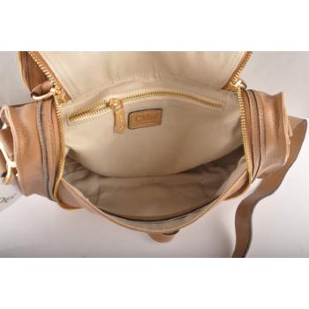 Chloe  90300 Messenger Bag Lambskin Apricot