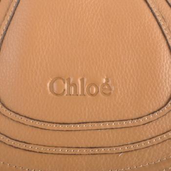 Chloe  90300 Messenger Bag Lambskin Apricot