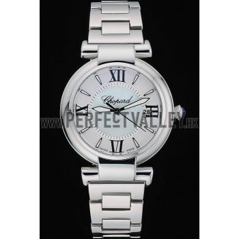 Chopard Polished Stainless Steel Bracelet Watch 80272