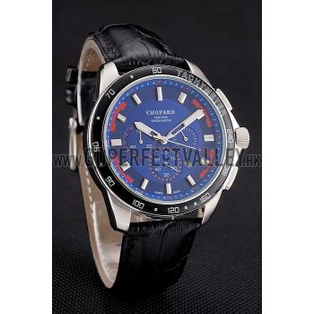 Chopard Mille Miglia GTS Blue Dial Black Leather Bracelet 1453998