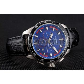 Chopard Mille Miglia GTS Blue Dial Black Leather Bracelet 1453998