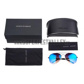 Giorgio Armani Aviator Blue Lens Sunglasses 307870 Replica