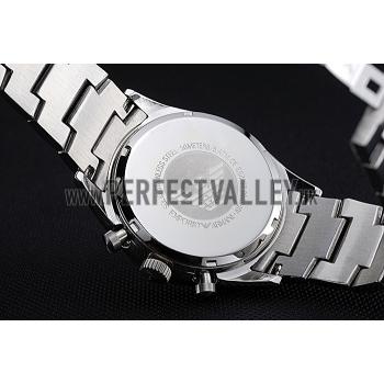 Replica Emporio Armani Sportivo Chronograph Black Dial Stainless Steel Bracelet  622349