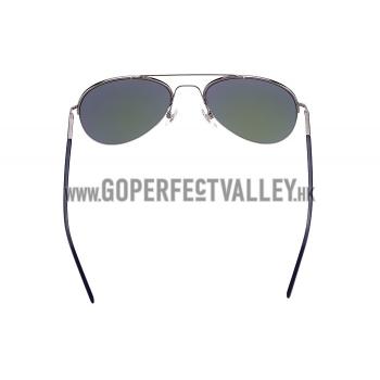 Giorgio Armani Aviator Black Lens Sunglasses 307875