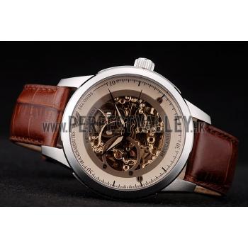 Emporio Armani Meccanico Brown Leather Strap Open Dial 98249 Replica